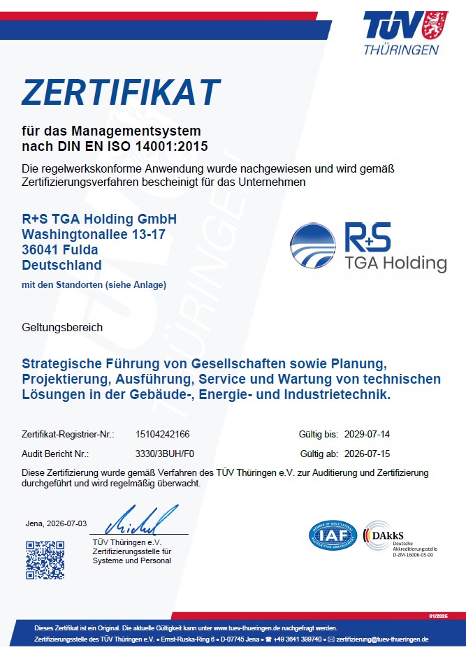 Zertifikat ISO 14001